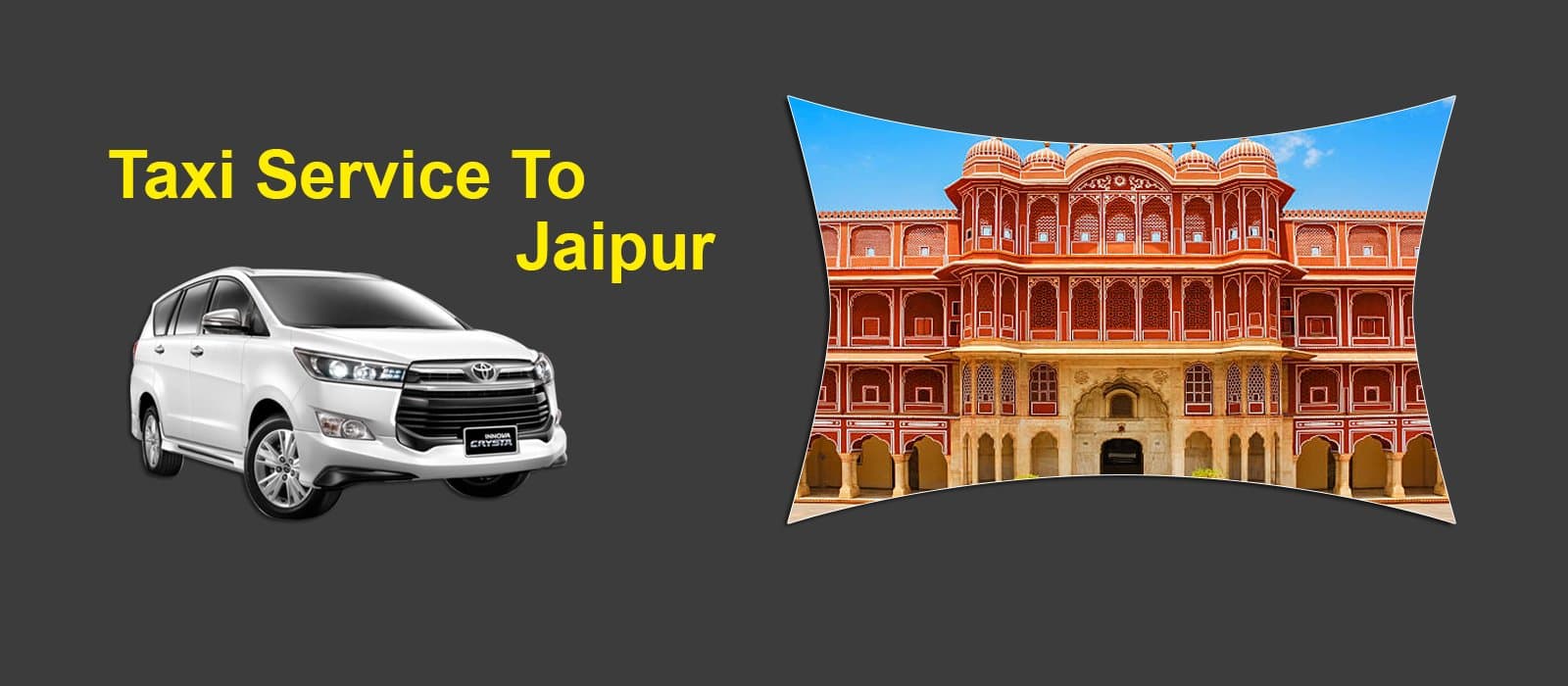 Jaipur taxi from Delhi NCR — 280 km via Delhi-Mumbai Expressway (NE-4) / NH-48