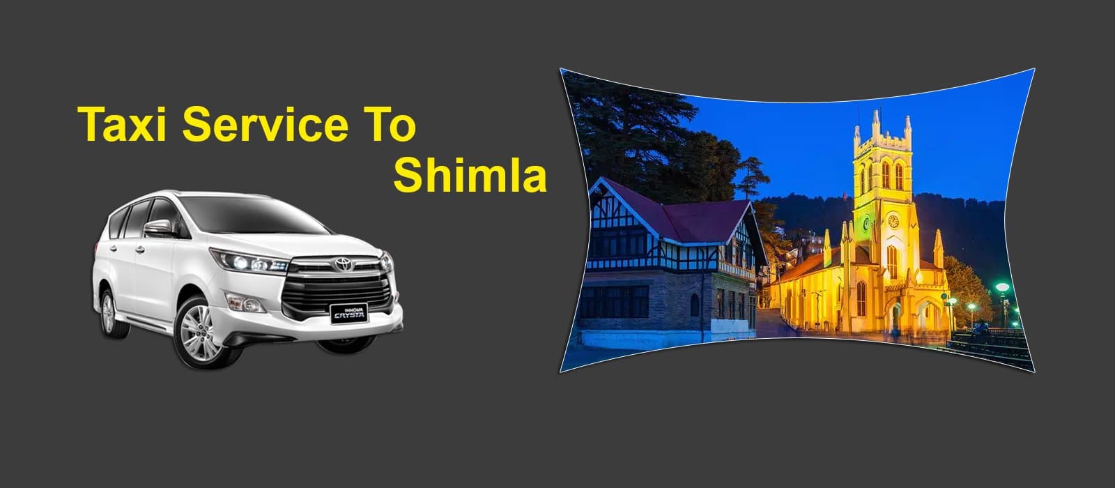 Shimla taxi from Delhi NCR — 345 km via NH-44 & Himalayan Expressway (NH-5)